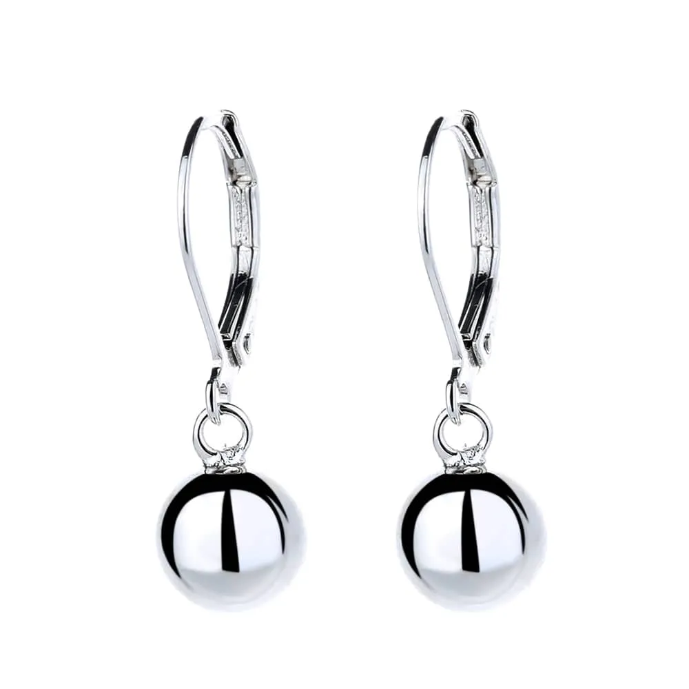 Amy and Annette Sterling Silver Drop and Dangle Sphere sold by Zulily