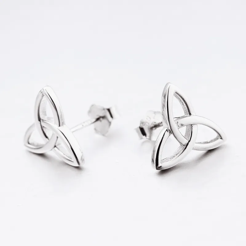 Amy and Annette Sterling Silver Celtic Stud Earrings sold by Zulily