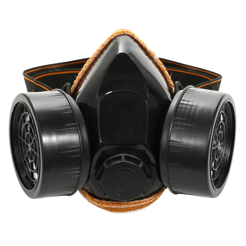 Fresh Fab Finds Respirator Mask Anti-Dust Industrial Gas Mask Paint Chemical Spray Protective Mask w/Goggles Dual Filter Cartridge made by Zulily