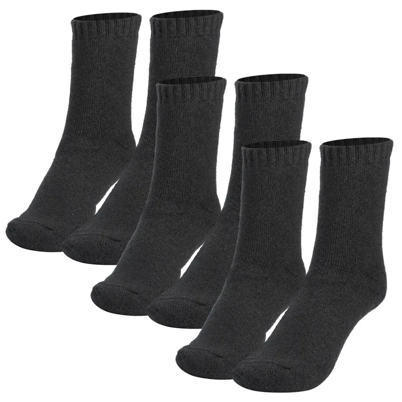 Fresh Fab Finds 3 Pairs Men Warm Wool Socks Soft Cozy Winter Thermal Socks For Men Thick Heat-Trapping Moisture Wicking Socks Indoor Outdoor sold by Zulily