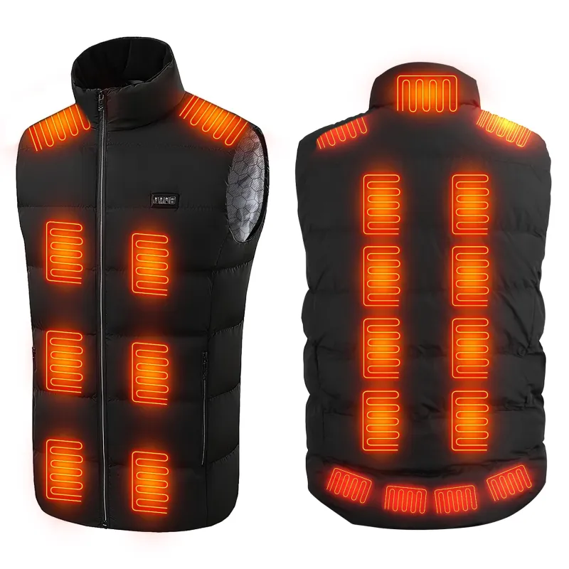Fresh Fab Finds Heated Vest for Men/Women, USB Powered with 23 Heating Zones, Machine Washable sold by Zulily