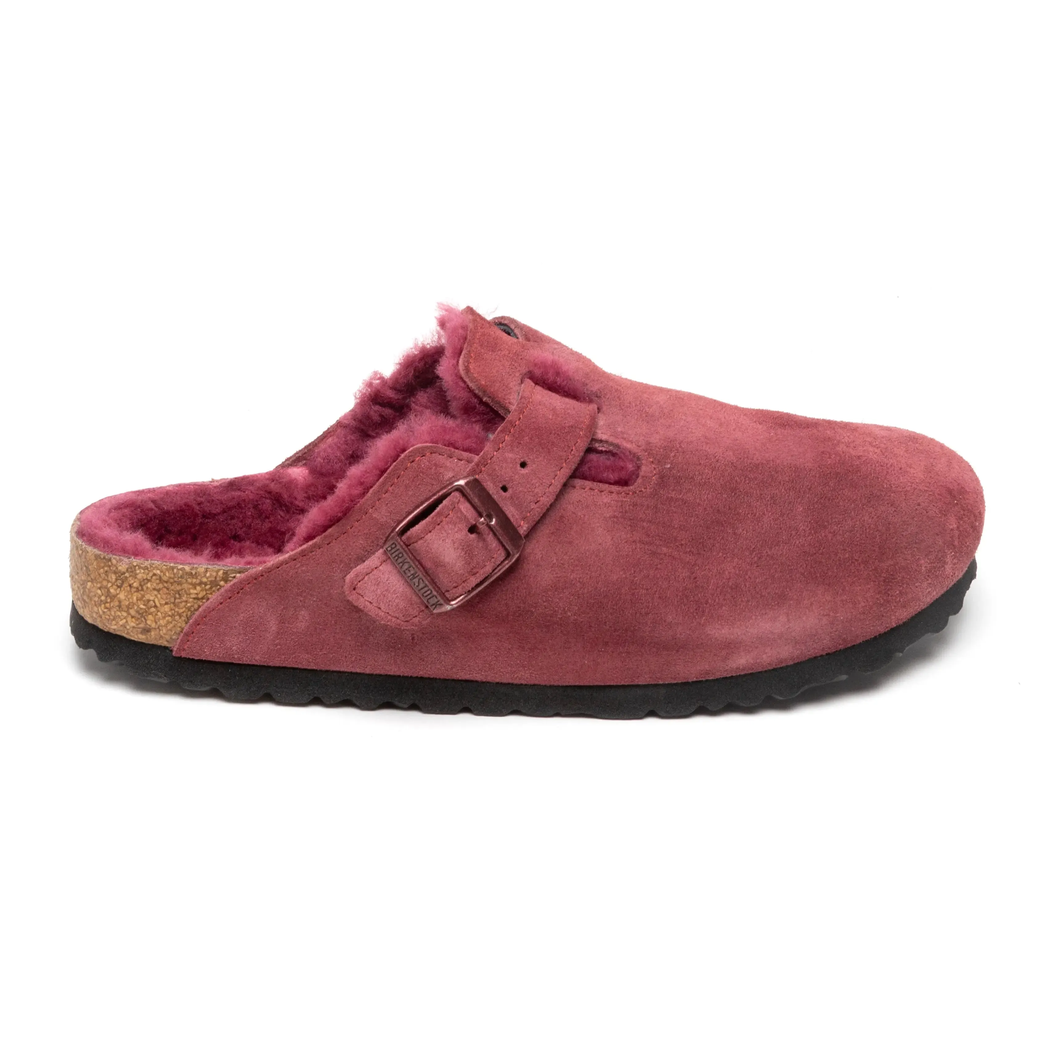 Birkenstock Boston Shearling Suede Leather Clogs sold by Zulily product image thumbnail 4