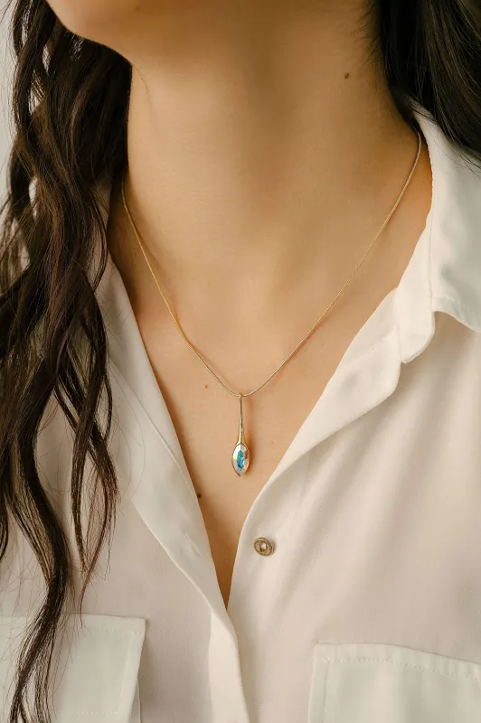 Gold Marquis Swarovski Crystal Necklace By callura sold by Zulily