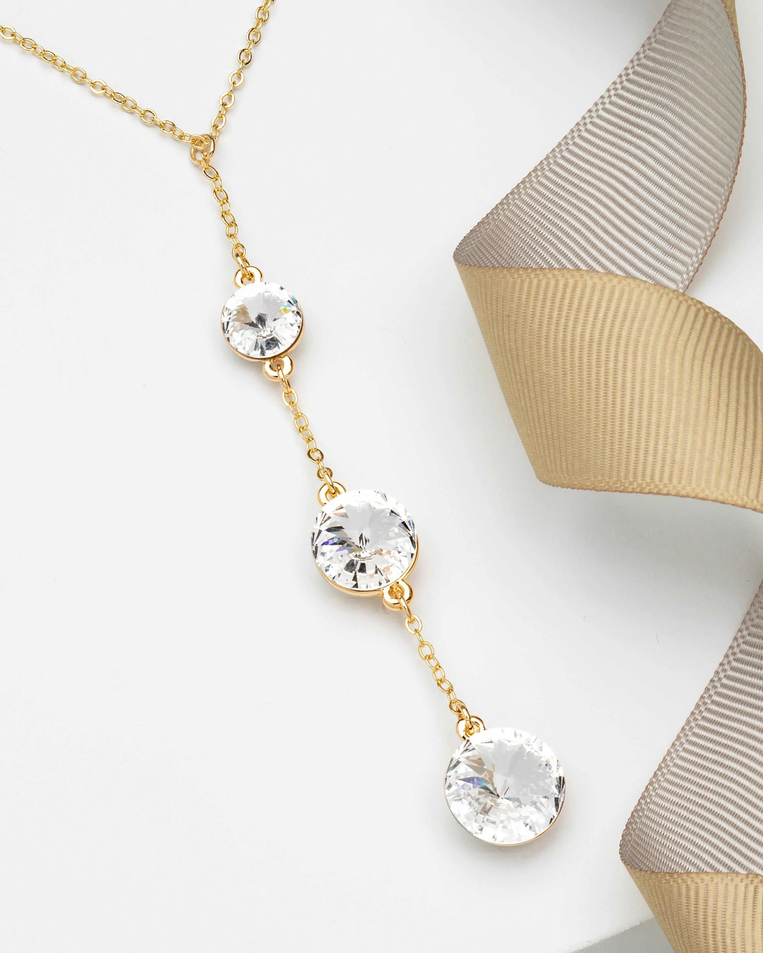 3 Rivoli Crystal Graduated Necklace made with Swarovski sold by Zulily product image thumbnail 3