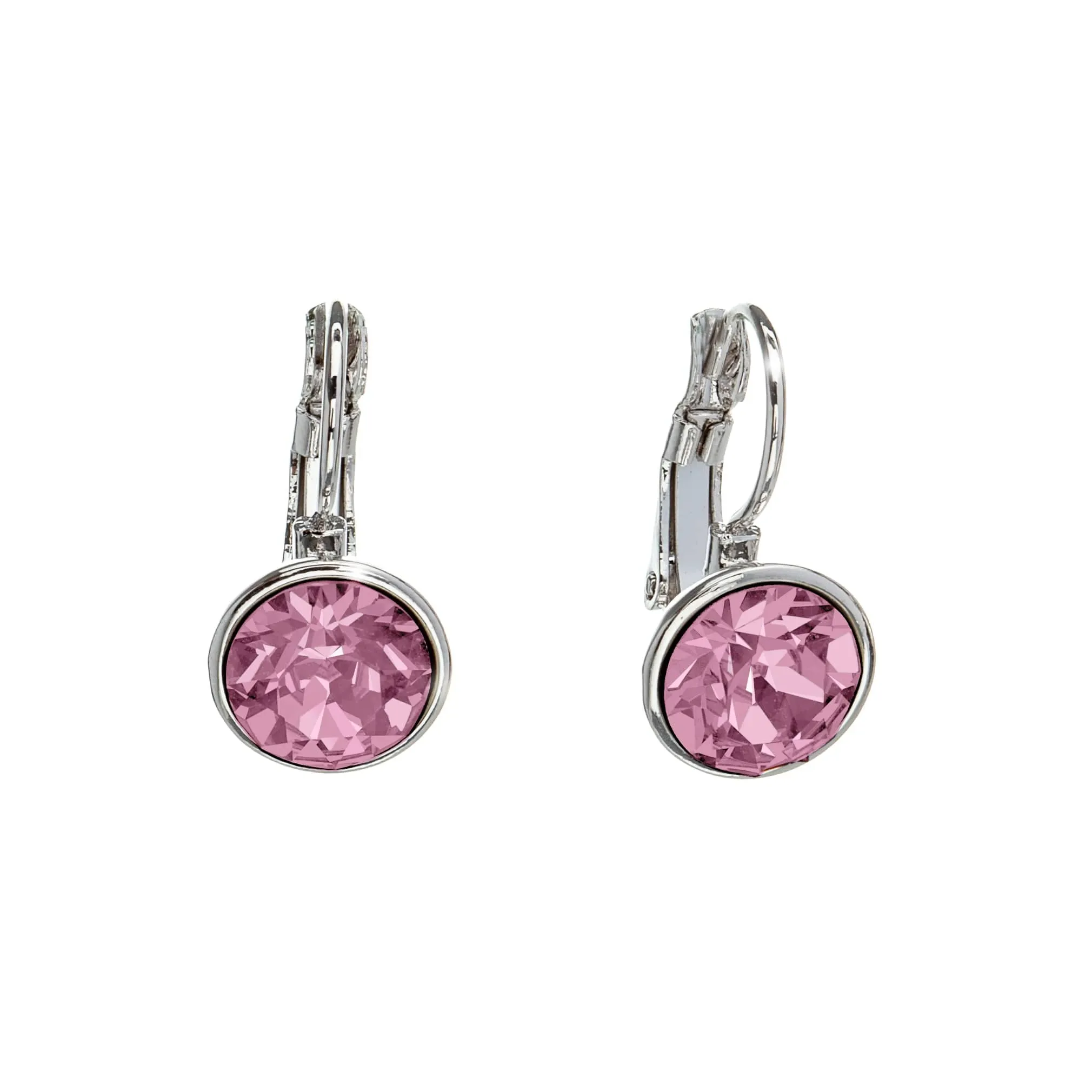 Classic Leverback Earrings with Sparkling Swarovski Crystals sold by Zulily product image thumbnail 2