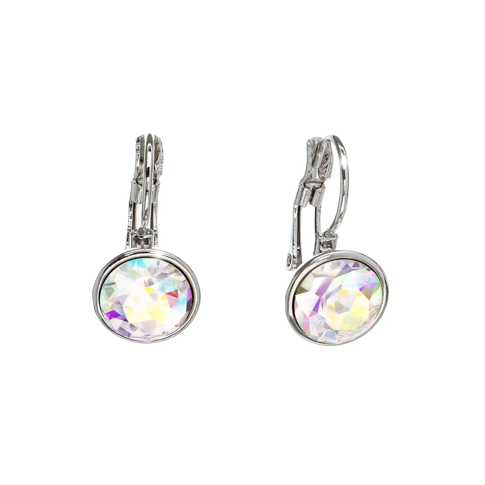 Classic Leverback Earrings with Sparkling Swarovski Crystals sold by Zulily