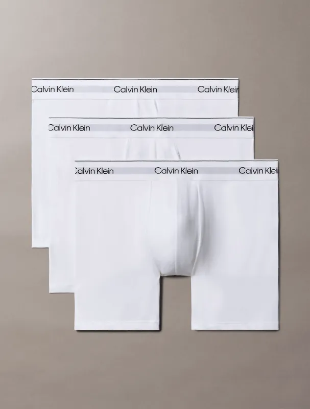 Calvin Klein Cotton Stretch 3-Pack Boxer Brief White sold by Zulily
