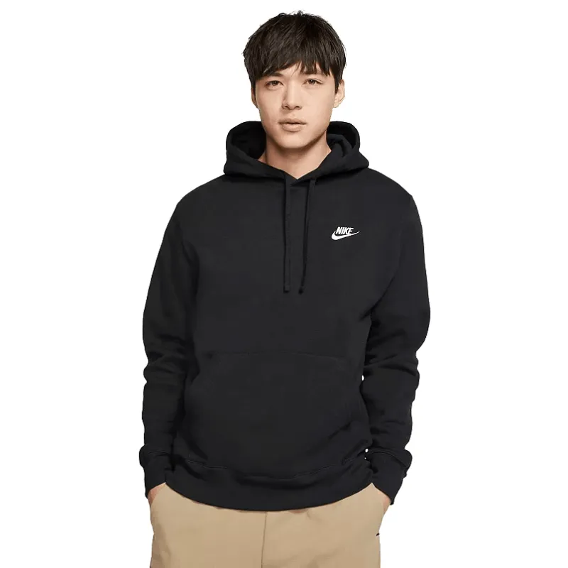 Nike Men's Club Pullover Hoodie Black sold by Zulily