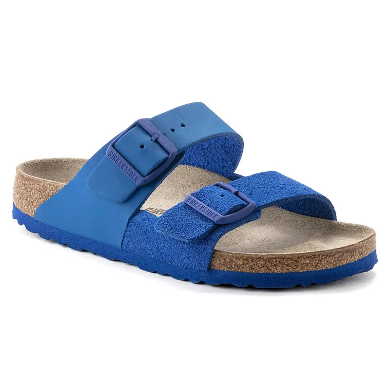Birkenstock Arizona Split Natural Leather/Suede Sandals sold by Zulily