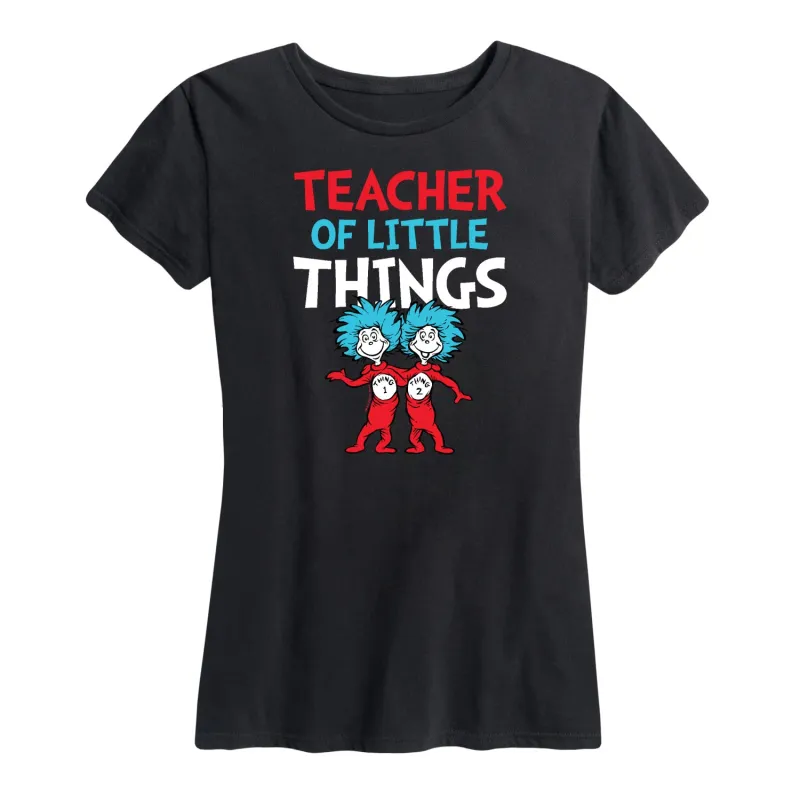 Dr. Seuss - Teacher Of Little Things - Women's Short Sleeve Graphic T-Shirt sold by Zulily