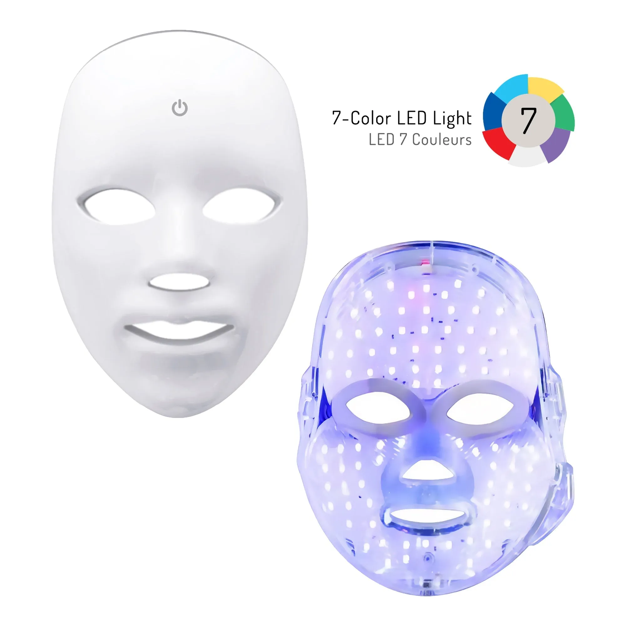 Pursonic 7-in-1 LED Light Therapy Face Mask – Advanced Skincare at Home sold by Zulily product image thumbnail 3