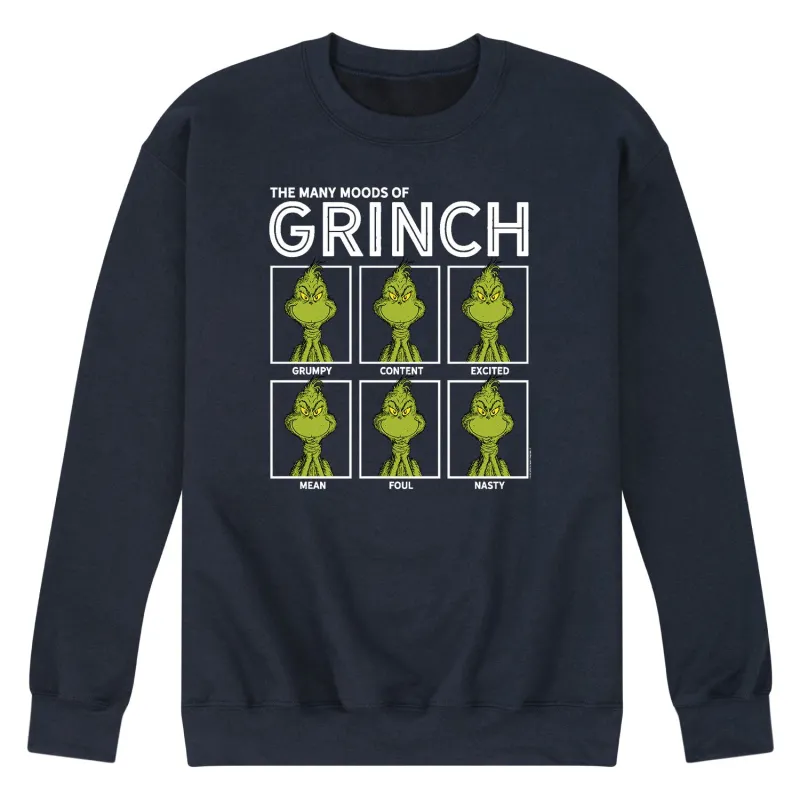 Dr. Seuss - The Grinch - Men's Crew Neck Fleece Pullover sold by Zulily