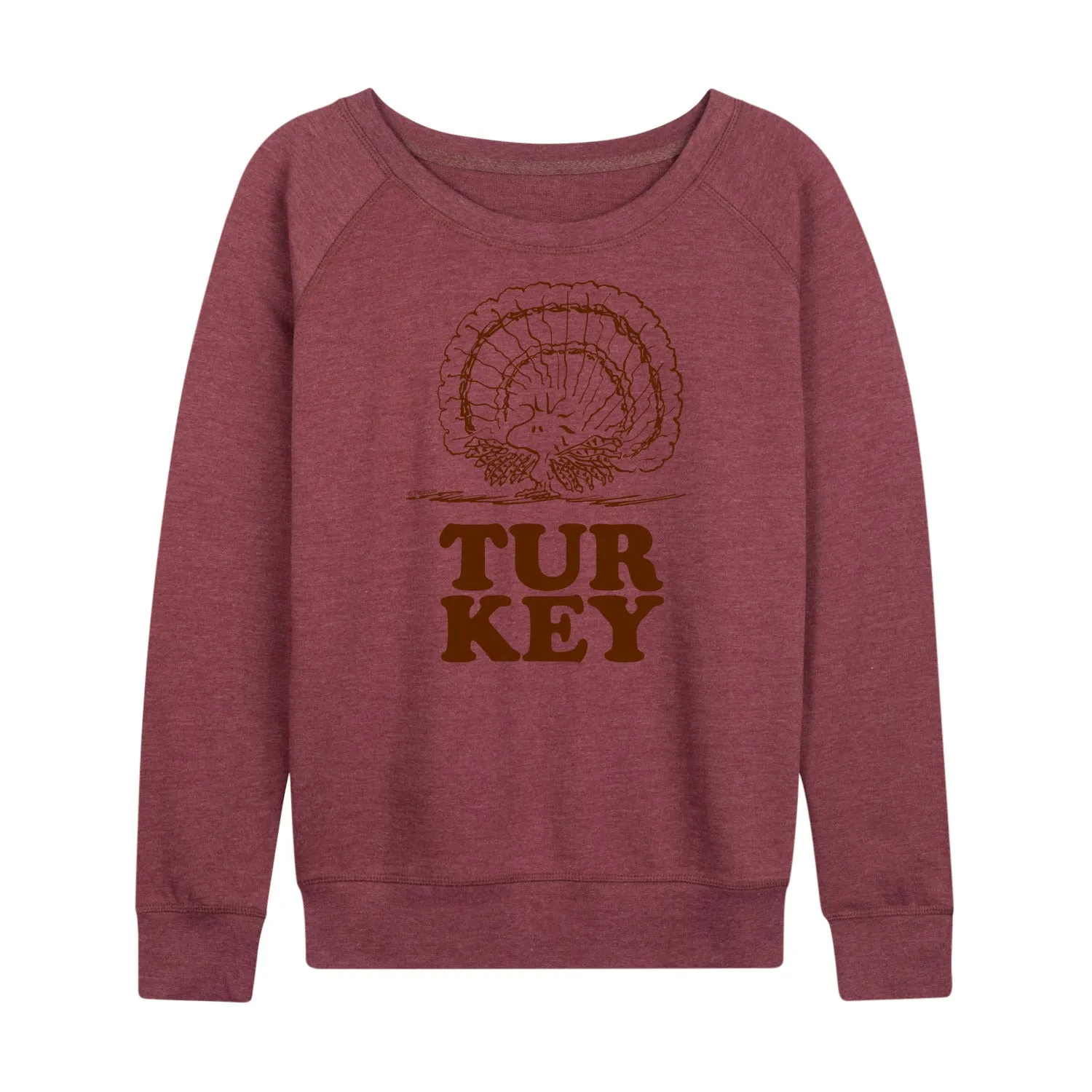 Peanuts - Woodstock Turkey - Women's Lightweight French Terry Long Sleeve Shirt sold by Zulily product image thumbnail 3