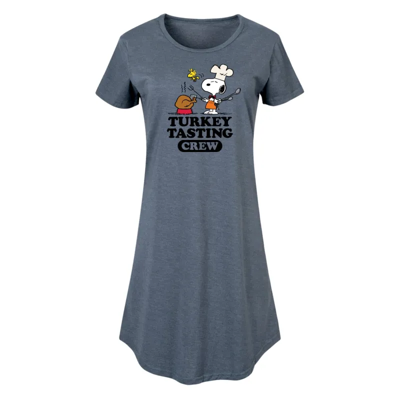 Peanuts - Turkey Tasting Crew - Women's Any Way Dress sold by Zulily