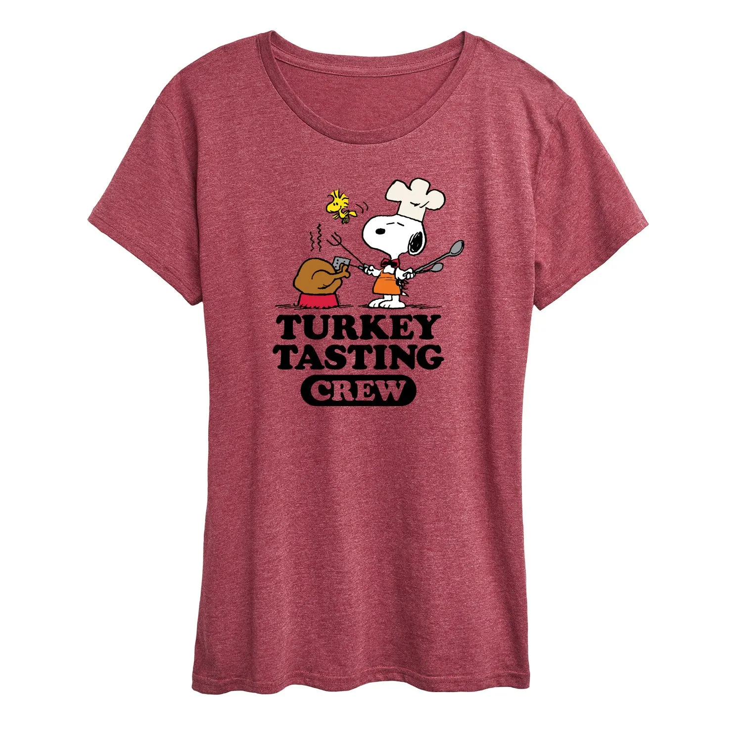 Peanuts - Turkey Tasting Crew - Women's Short Sleeve Graphic T-Shirt sold by Zulily product image thumbnail 4