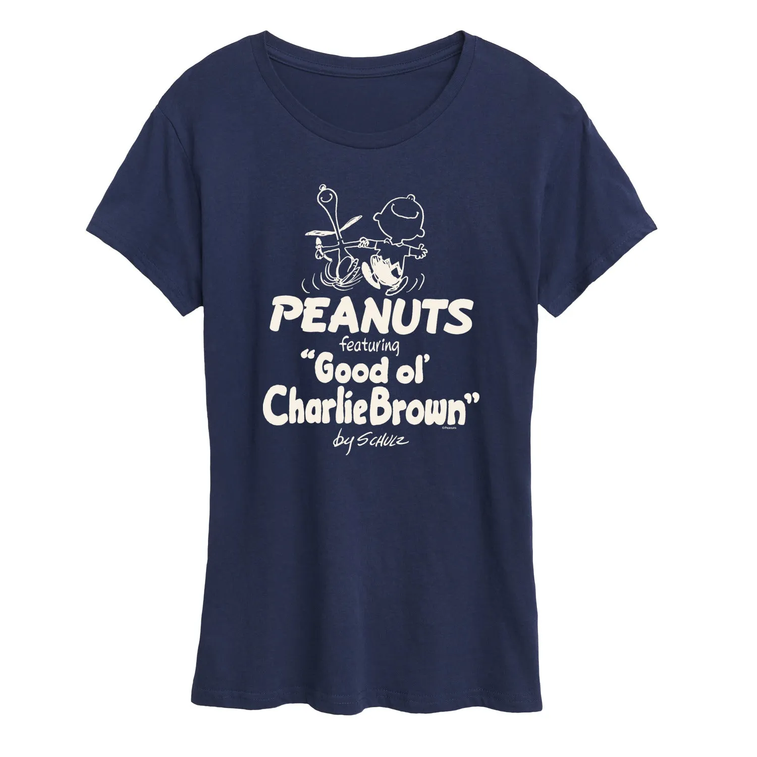 Peanuts - Good Ol Charlie Brown - Women's Short Sleeve Graphic T-Shirt sold by Zulily product image thumbnail 4