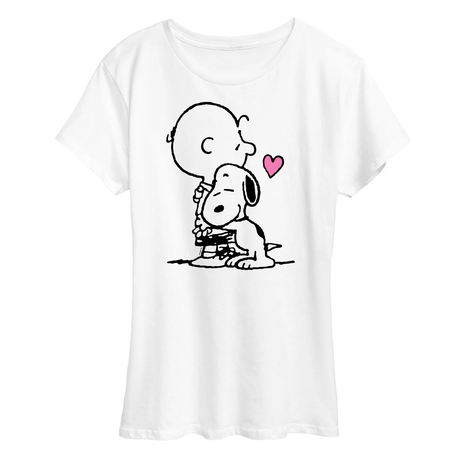 Peanuts - Snoopy Charlie Hug - Women's Short Sleeve Graphic T-Shirt sold by Zulily product image thumbnail 2