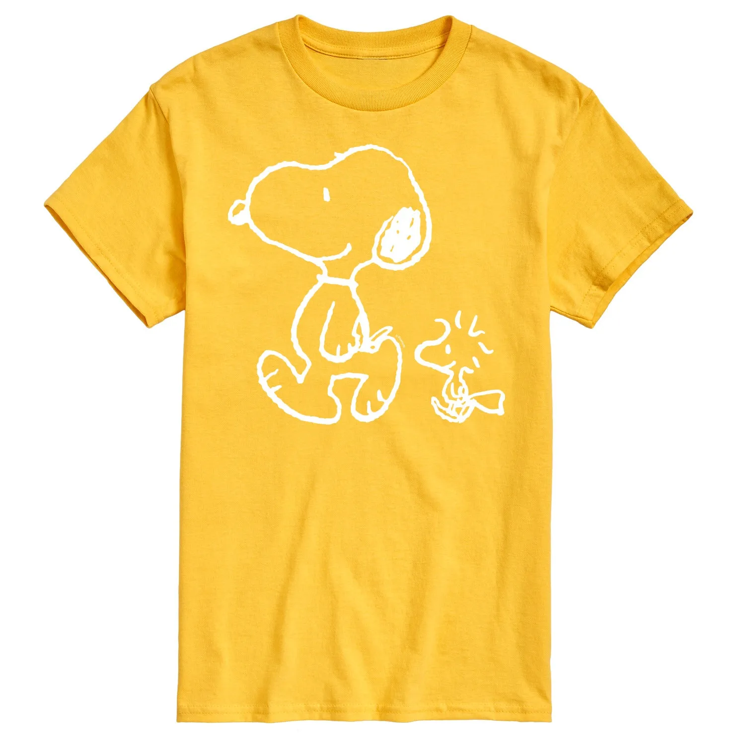 Peanuts - I'll Follow You - Snoopy & Woodstock - Men's Short Sleeve Graphic T-Shirt sold by Zulily product image thumbnail 2