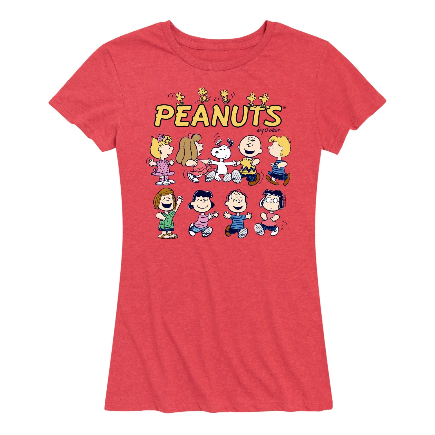 Peanuts - Peanuts Characters - Women's Short Sleeve Graphic T-Shirt sold by Zulily