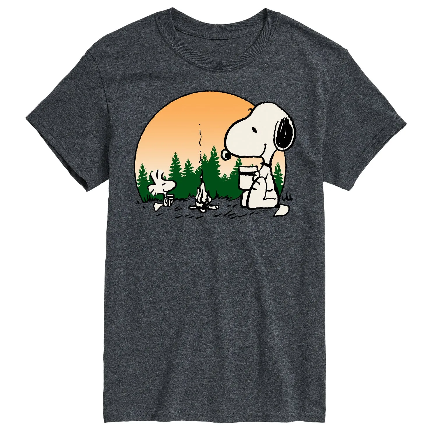 Peanuts - Campfire Mugs - Men's Short Sleeve Graphic T-Shirt sold by Zulily