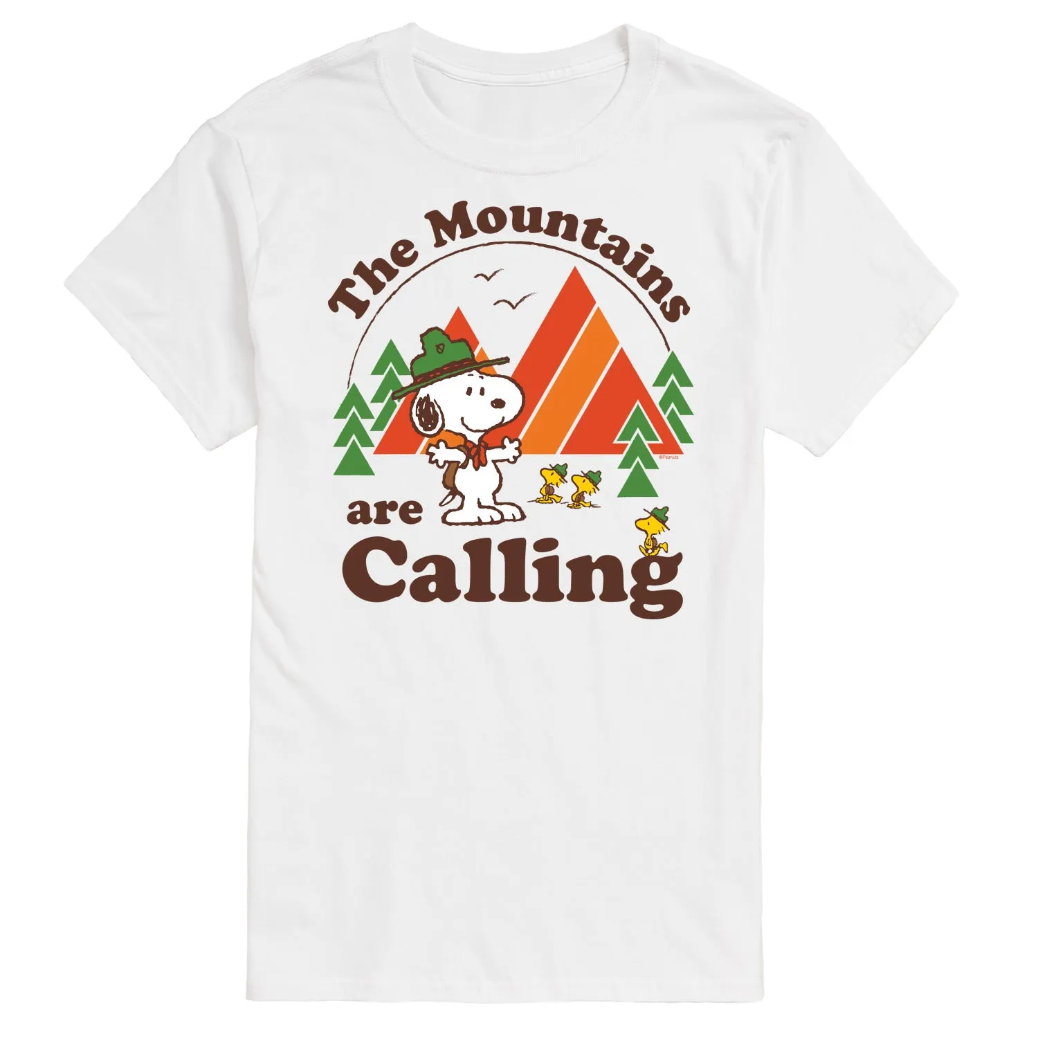 Peanuts - Mountains Are Calling - Men's Short Sleeve Graphic T-Shirt sold by Zulily product image thumbnail 2