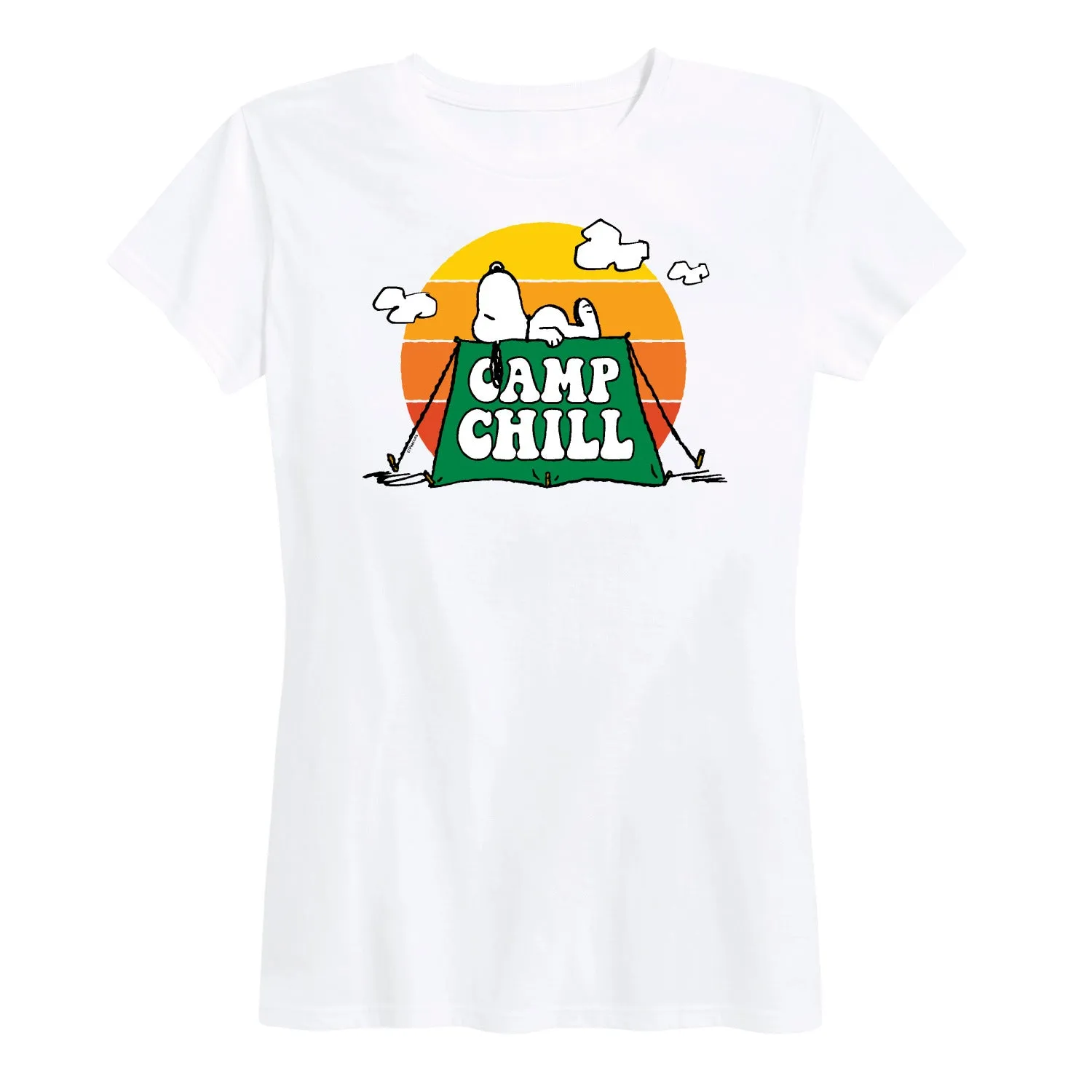 Peanuts - Snoopy Chill - Women's Short Sleeve Graphic T-Shirt sold by Zulily product image thumbnail 2