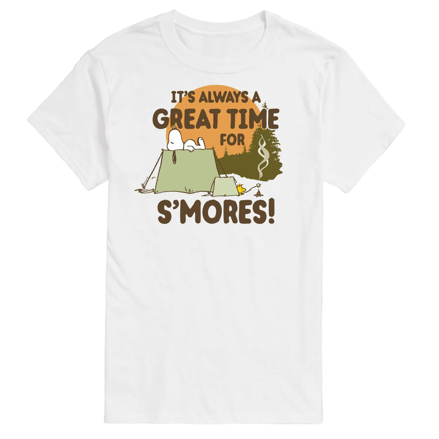 Peanuts - It Always A Great Time For Smores - Men's Short Sleeve Graphic T-Shirt sold by Zulily product image thumbnail 2
