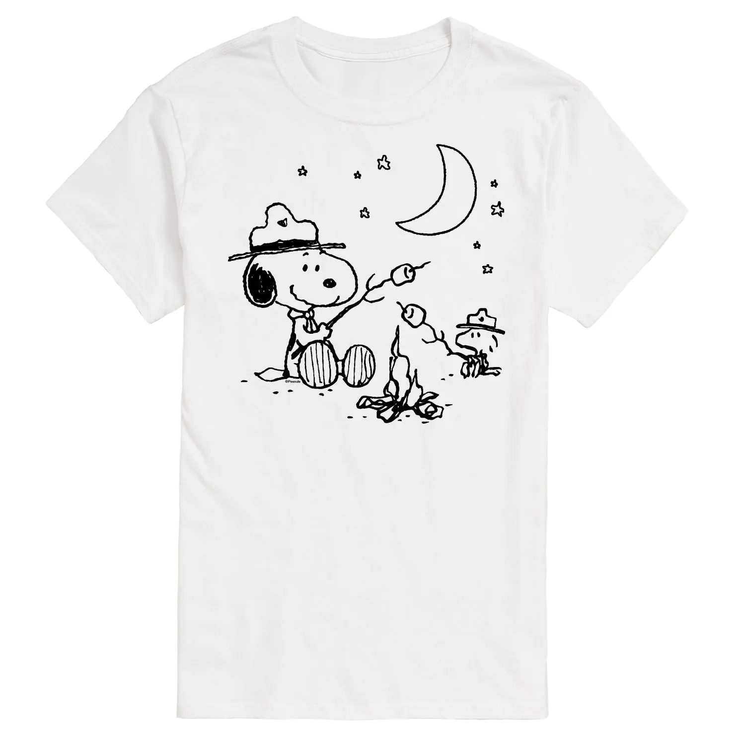 Peanuts - Snoopy Camping - Men's Short Sleeve Graphic T-Shirt sold by Zulily product image thumbnail 2