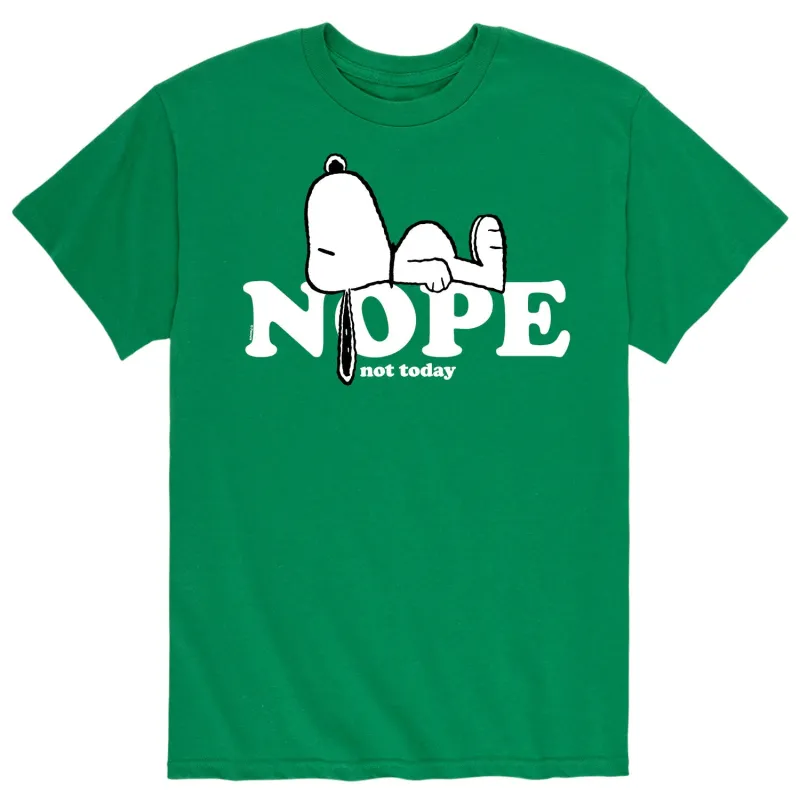 Peanuts - Men's Snoopy Chill Vibes Just Hanging Short Sleeve Graphic T-Shirts sold by Zulily