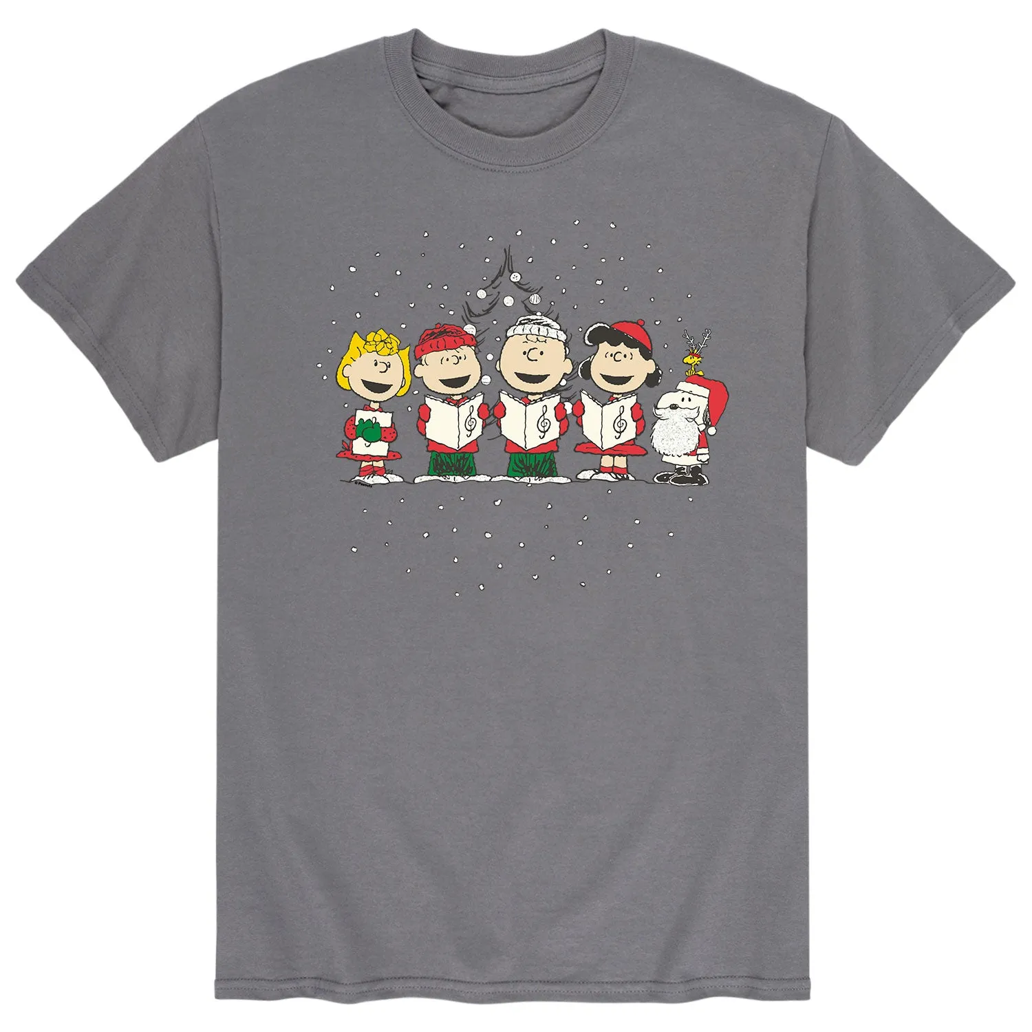 Peanuts - Snoopy And Friends Caroling - Men's Short Sleeve Graphic T-Shirt sold by Zulily product image thumbnail 2