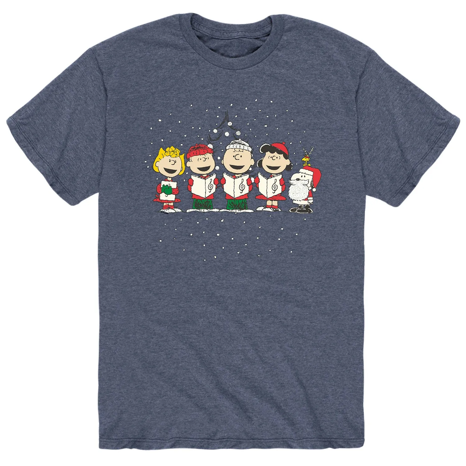 Peanuts - Snoopy And Friends Caroling - Men's Short Sleeve Graphic T-Shirt sold by Zulily product image thumbnail 3