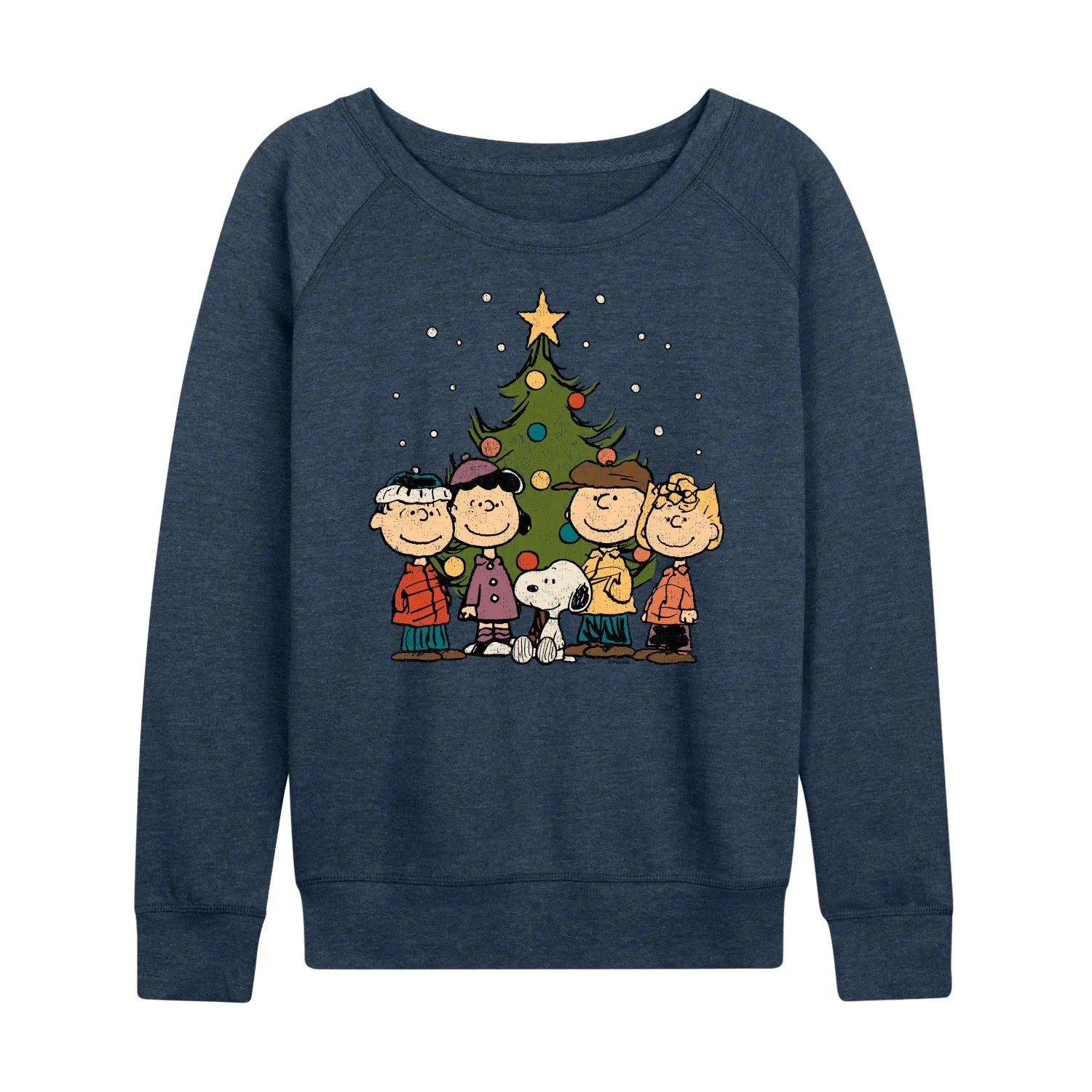 Peanuts - Peanuts Christmas Group - Women's French Terry Long Sleeve Pullover sold by Zulily product image thumbnail 2
