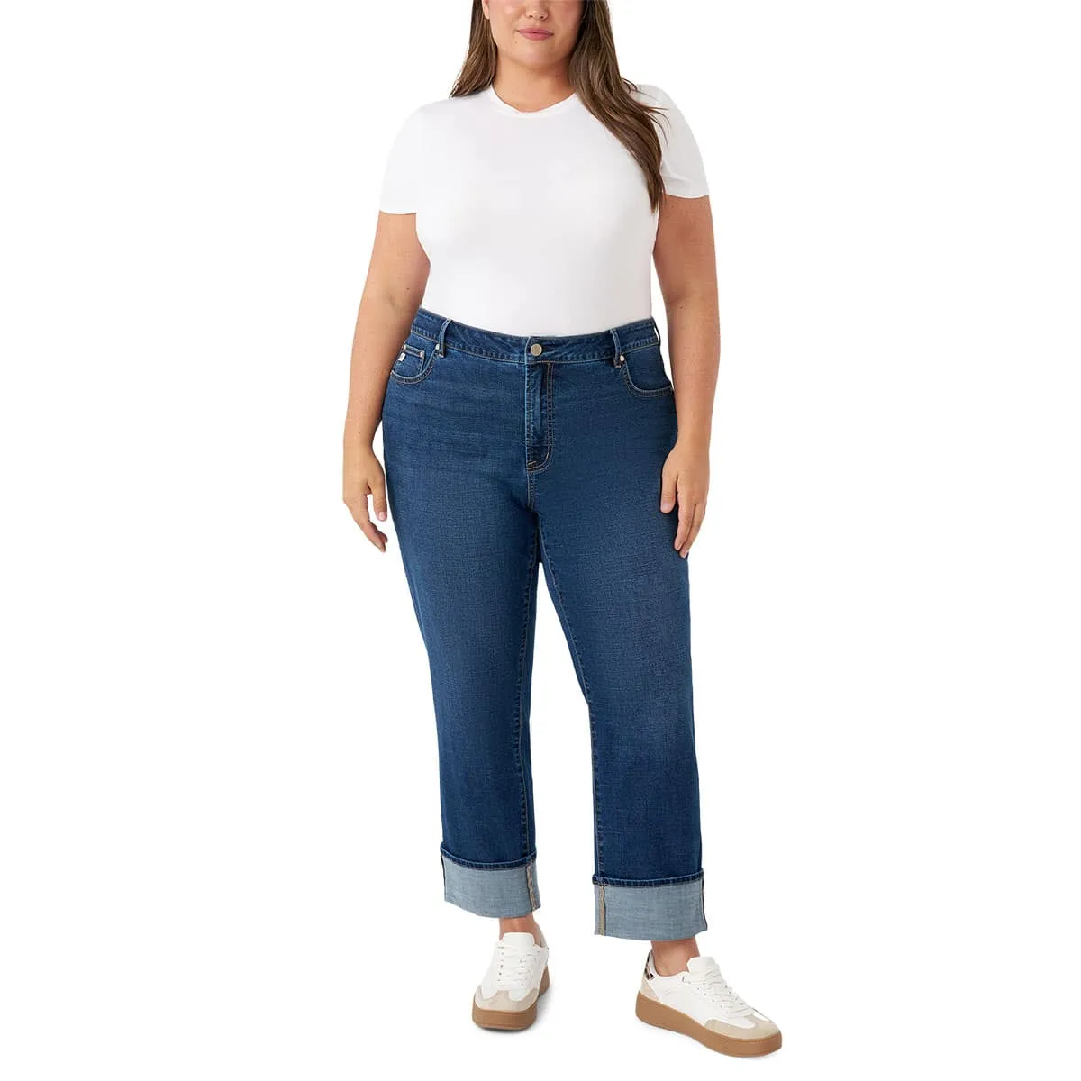 Seven7 Women's Plus Vintage Straight Cuff Jean sold by Zulily product image thumbnail 2