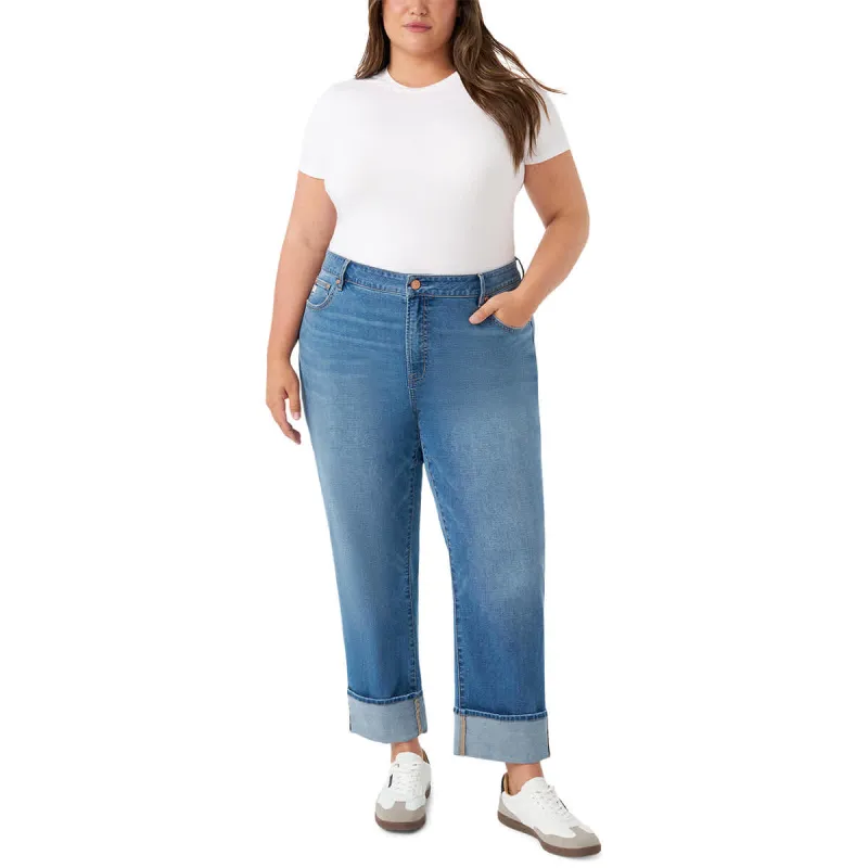 Seven7 Women's Plus Vintage Straight Cuff Jean sold by Zulily