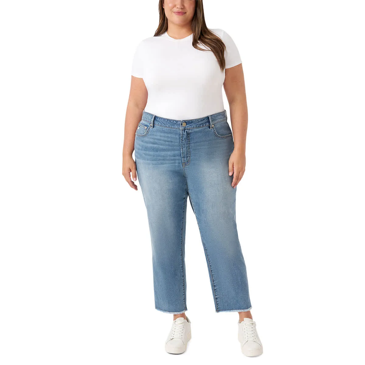 Seven7 Women's Plus Vintage Straight Ankle Jean sold by Zulily product image thumbnail 5