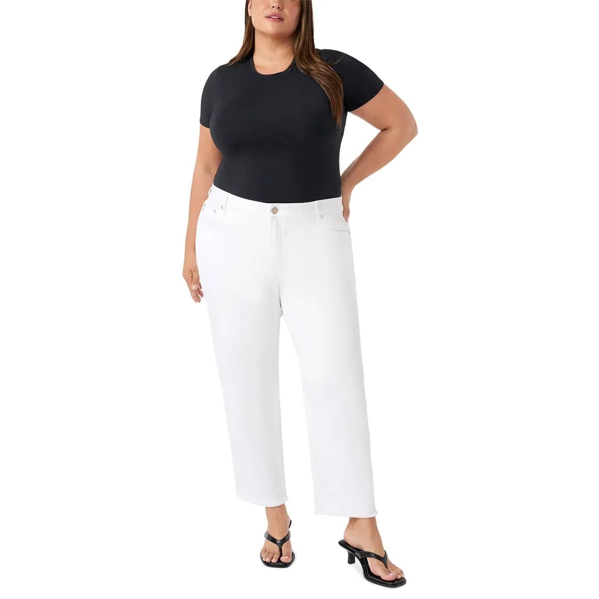 Seven7 Women's Plus Vintage Straight Ankle Jean sold by Zulily product image thumbnail 2