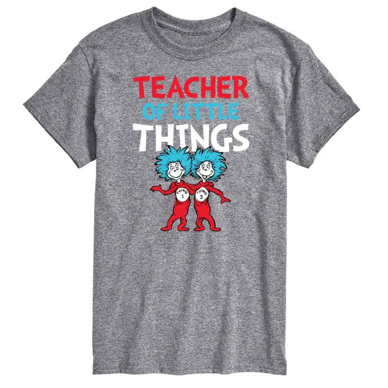 Dr. Seuss - Teacher Of Little Things - Men's Short Sleeve Graphic T-Shirt sold by Zulily