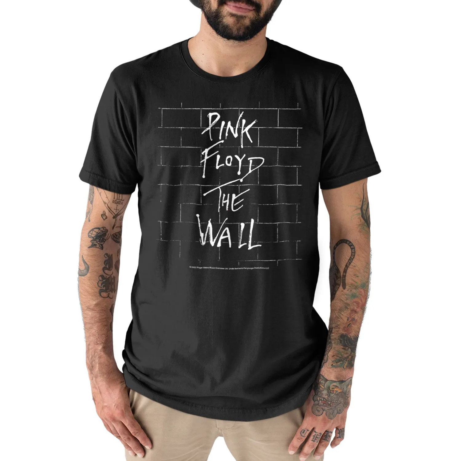 Pink Floyd - The Wall - Retro Rock Band Tee - Men's Short Sleeve Graphic T-Shirt sold by Zulily