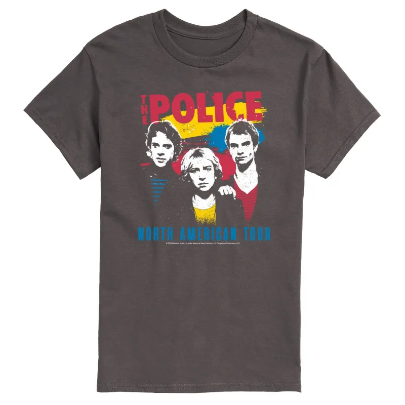 The Police - Police North American Tour - Men's Short Sleeve Graphic T-Shirt sold by Zulily