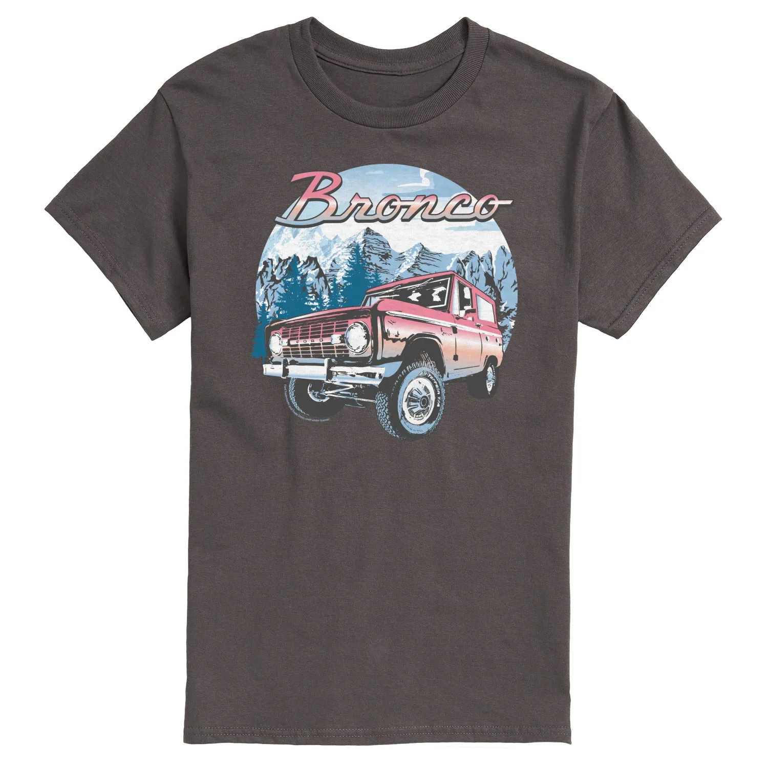 Ford - Bronco With Mountain Scene - Men's Short Sleeve T-Shirt sold by Zulily product image thumbnail 3