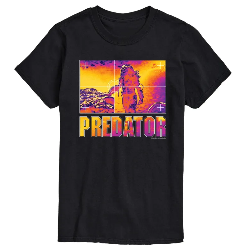 The Predator - Thermal Vision - Men's Short Sleeve Graphic T-Shirt sold by Zulily