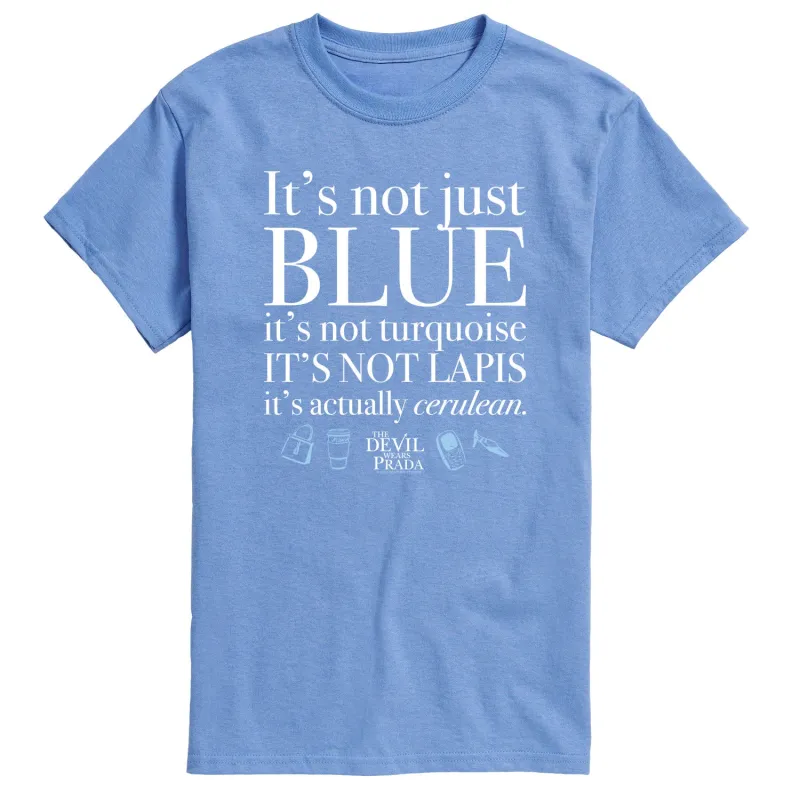 The Devil Wears Prada - Not Just Blue - Men's Short Sleeve Graphic T-shirt sold by Zulily