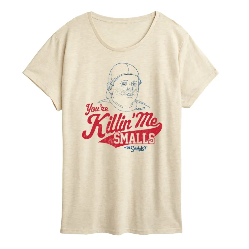 The Sandlot - Killin Me Smalls - Women's Short Sleeve Graphic T-Shirt sold by Zulily