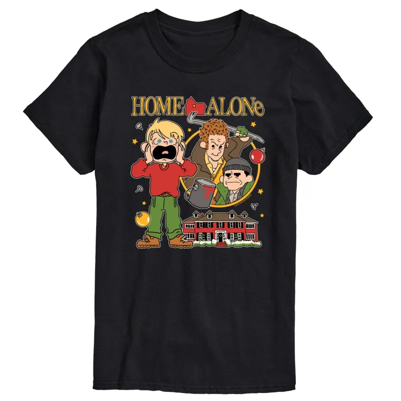 Home Alone - Collage - Men's Short Sleeve Graphic T-Shirt sold by Zulily