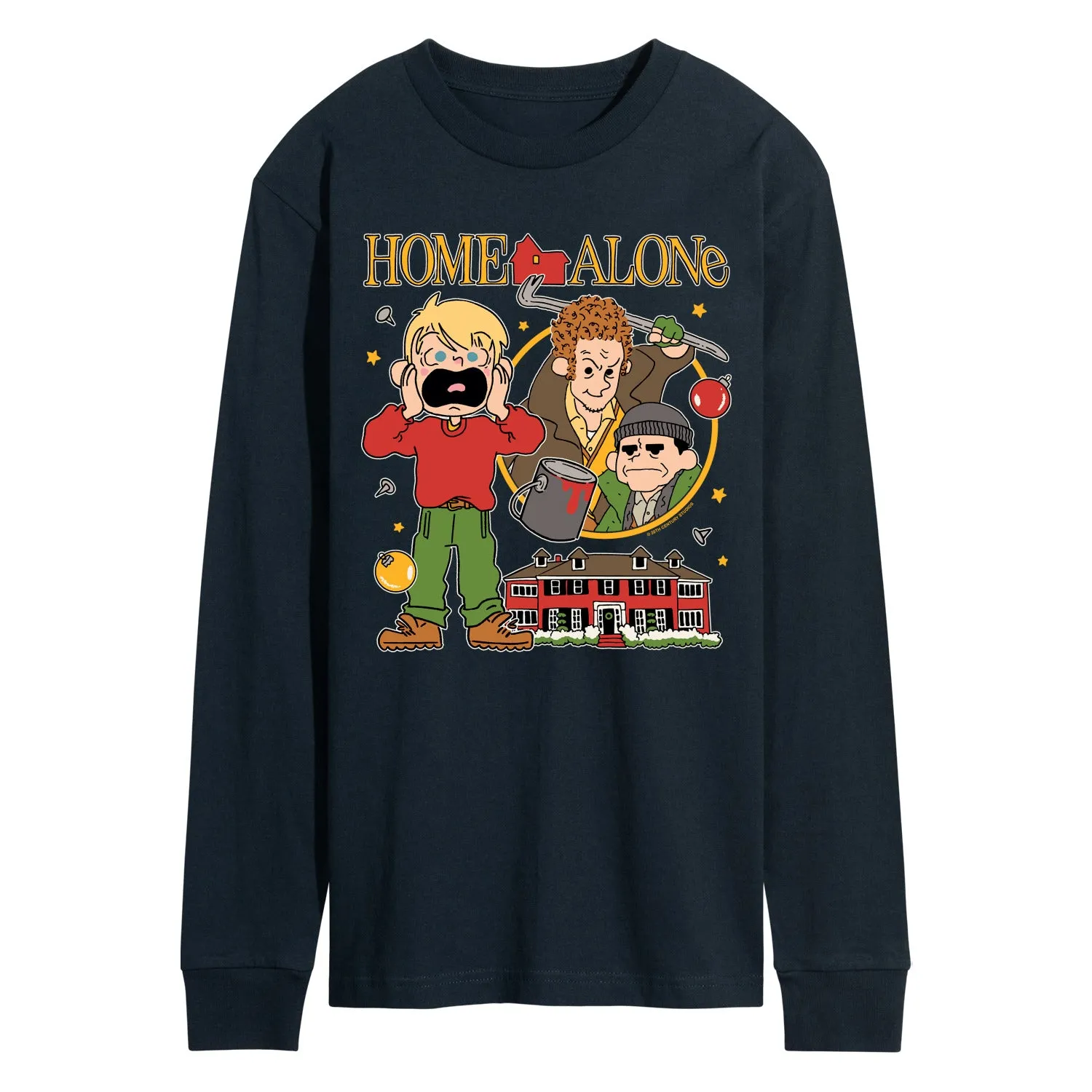 Home Alone - Collage-Men's Long Sleeve Graphic T-Shirt sold by Zulily product image thumbnail 3
