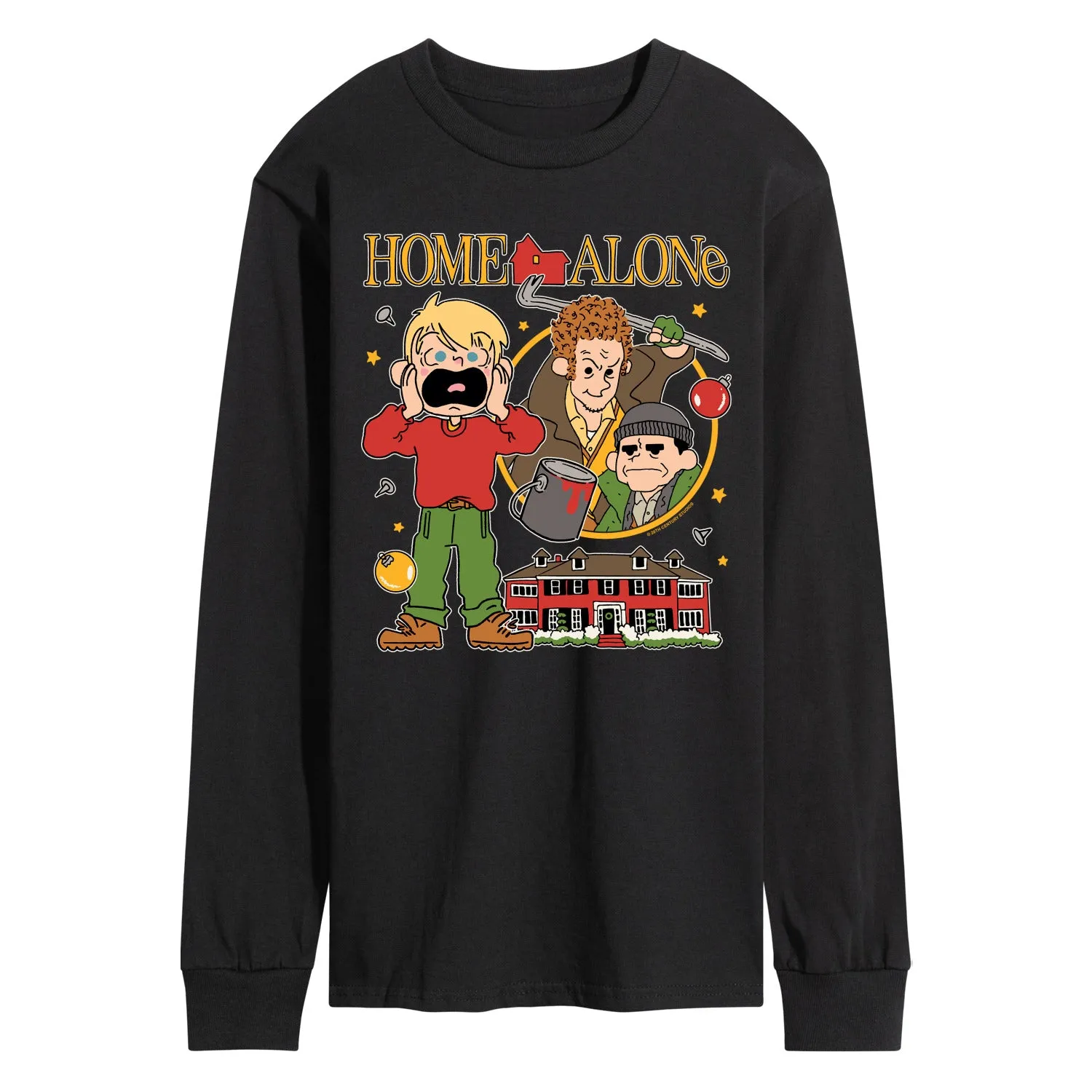 Home Alone - Collage-Men's Long Sleeve Graphic T-Shirt sold by Zulily