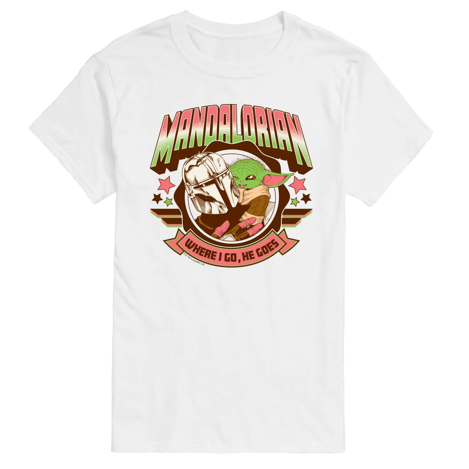 Star Wars - The Mandalorian Mando Collegiate - Men's Short Sleeve Graphic T-Shirt sold by Zulily product image thumbnail 2