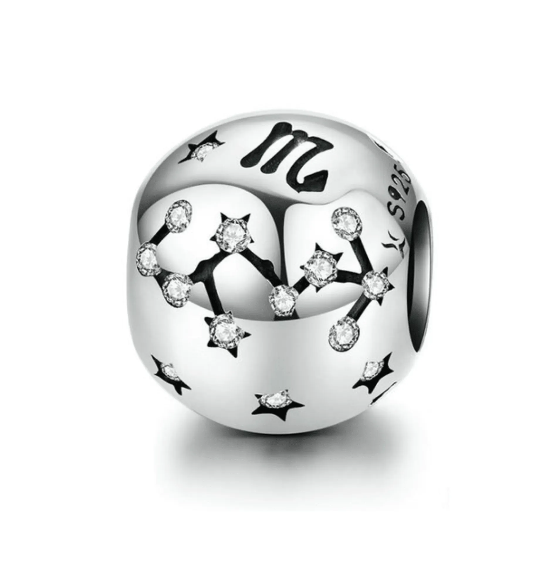 Ag Sterling - Scorpio Sterling Silver & CZ Zodiac Charm sold by Zulily
