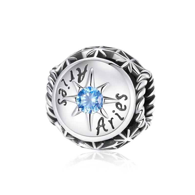 Ag Sterling - Aries Cubic Zirconia & Sterling Silver Zodiac Sign sold by Zulily