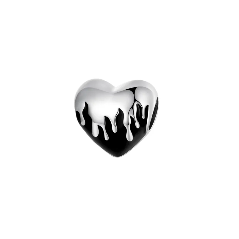 Ag Sterling Silver Bleeding Heart Charm sold by Zulily